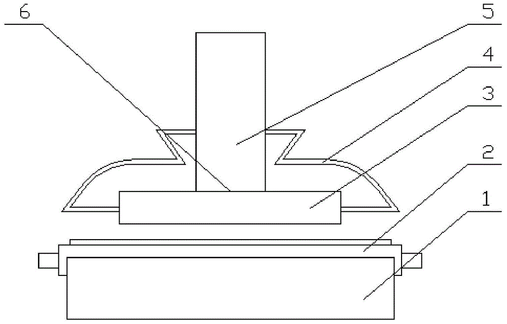 Ultrasonic dust removing device for spinning