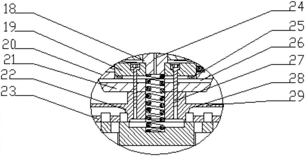 Bypass type piezoelectric type inner guide fuel gas injection valve with floating valve seat