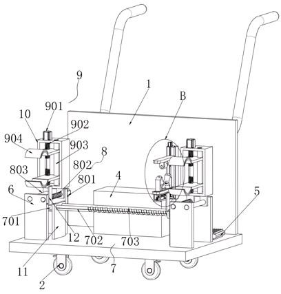 Joint connection auxiliary equipment for low-voltage cable