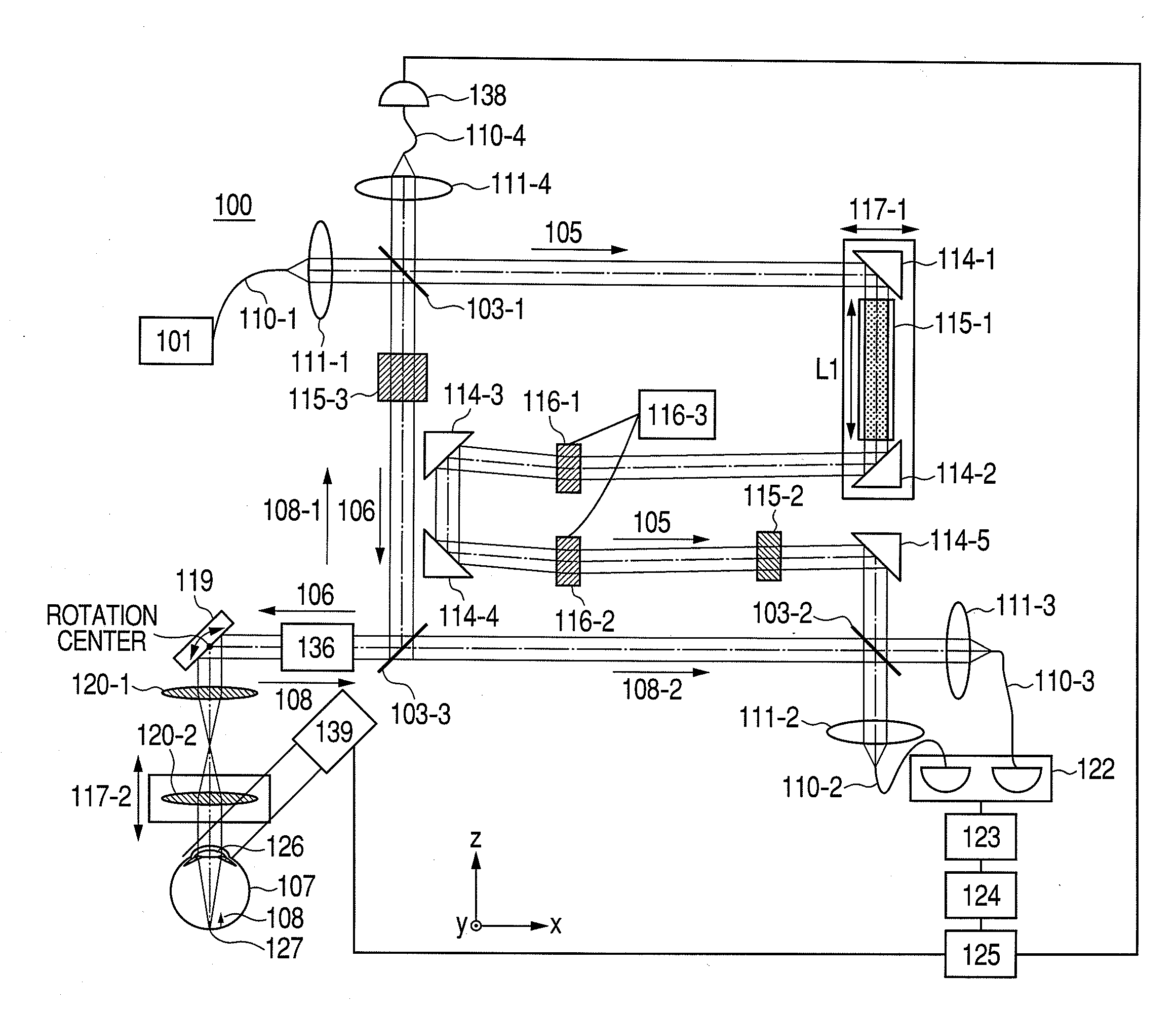 Optical coherence tomographic imaging device and imaging method of optical coherence tomographic image