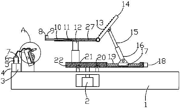 Diagnosis and treatment assisting device used in gynecology department