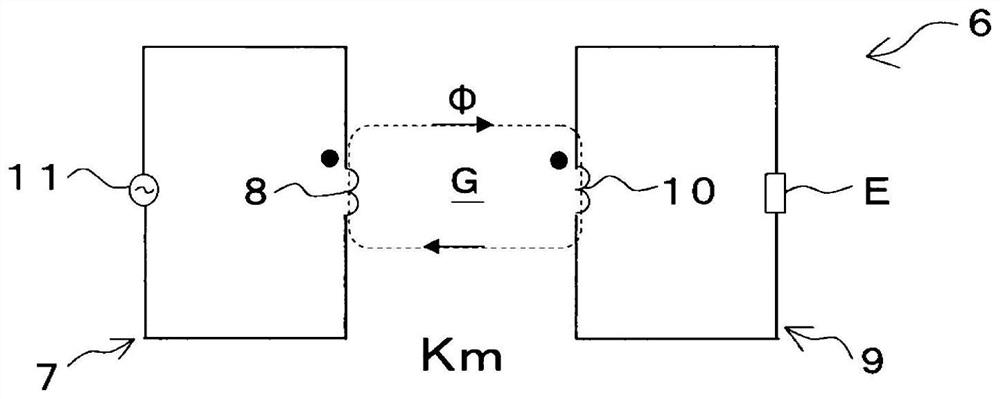 Underwater non-contact power supply device