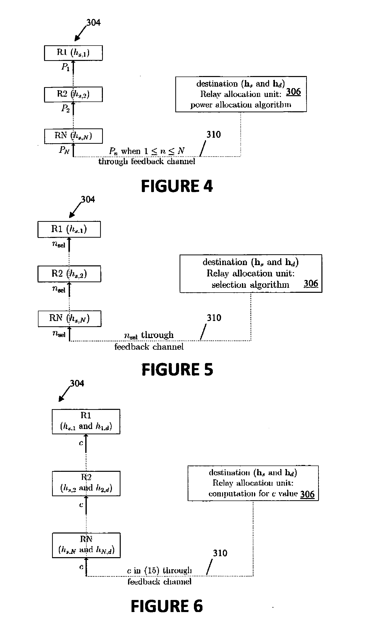 Wireless transmission of layered signals in a relay network