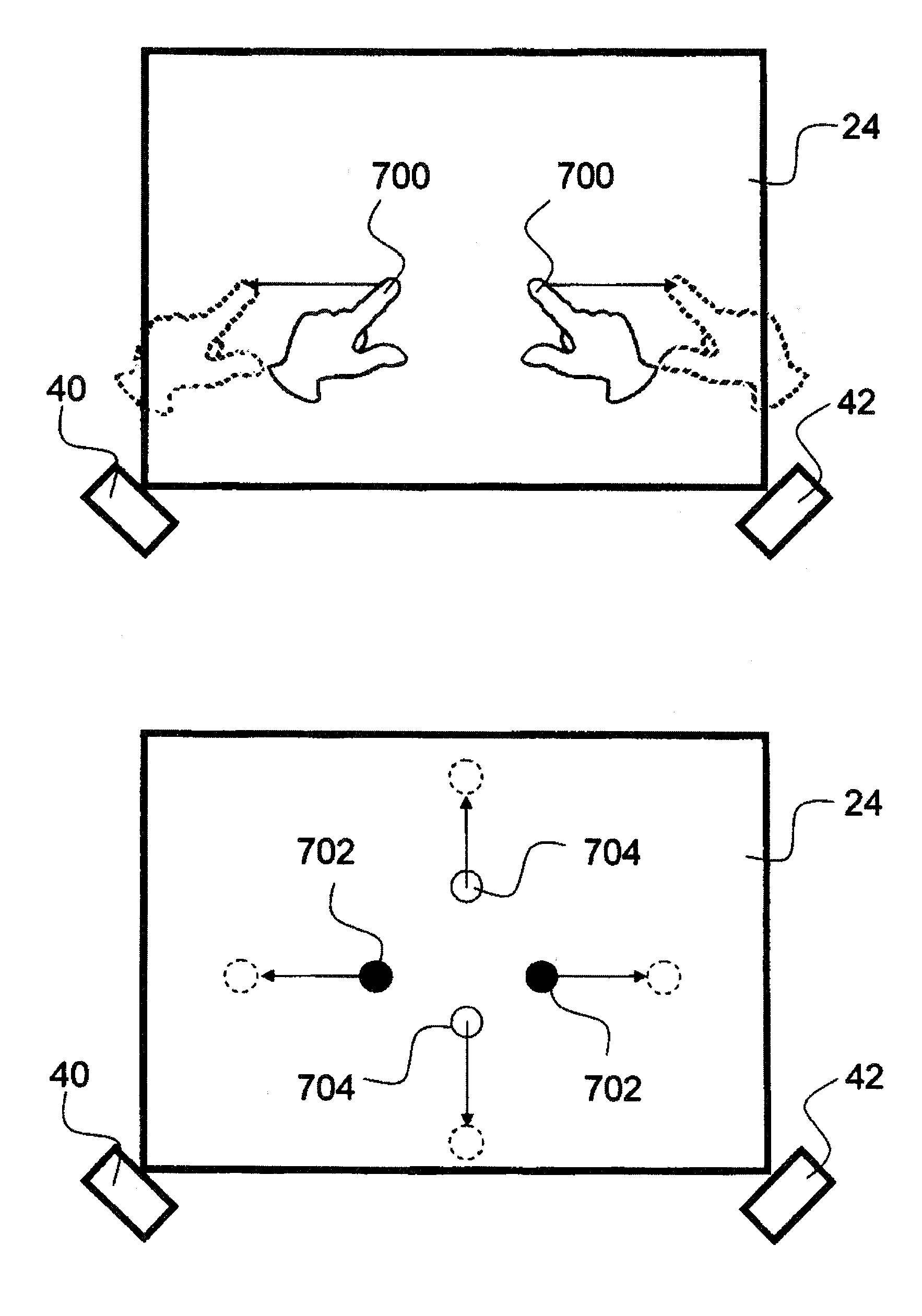 Gesture recognition method and interactive input system employing same