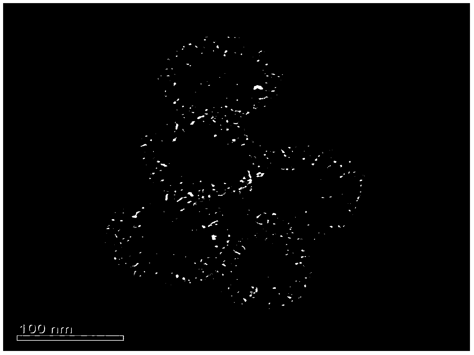 Chiral cinchona alkaloid-squaramide catalyst (CSF-MSNs) loaded on inorganic meso-porous silicon and preparation thereof