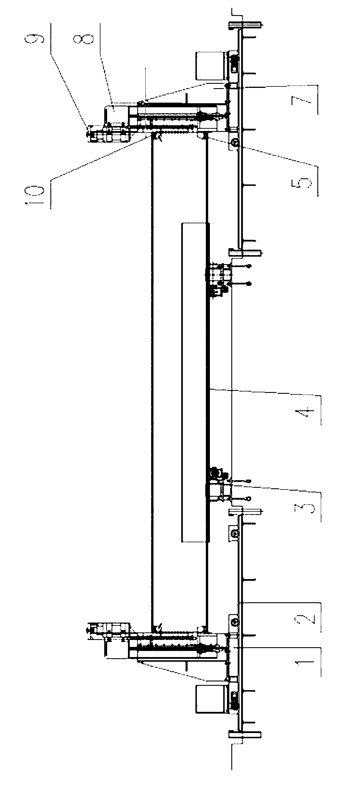 Steel pipe end rounding machine