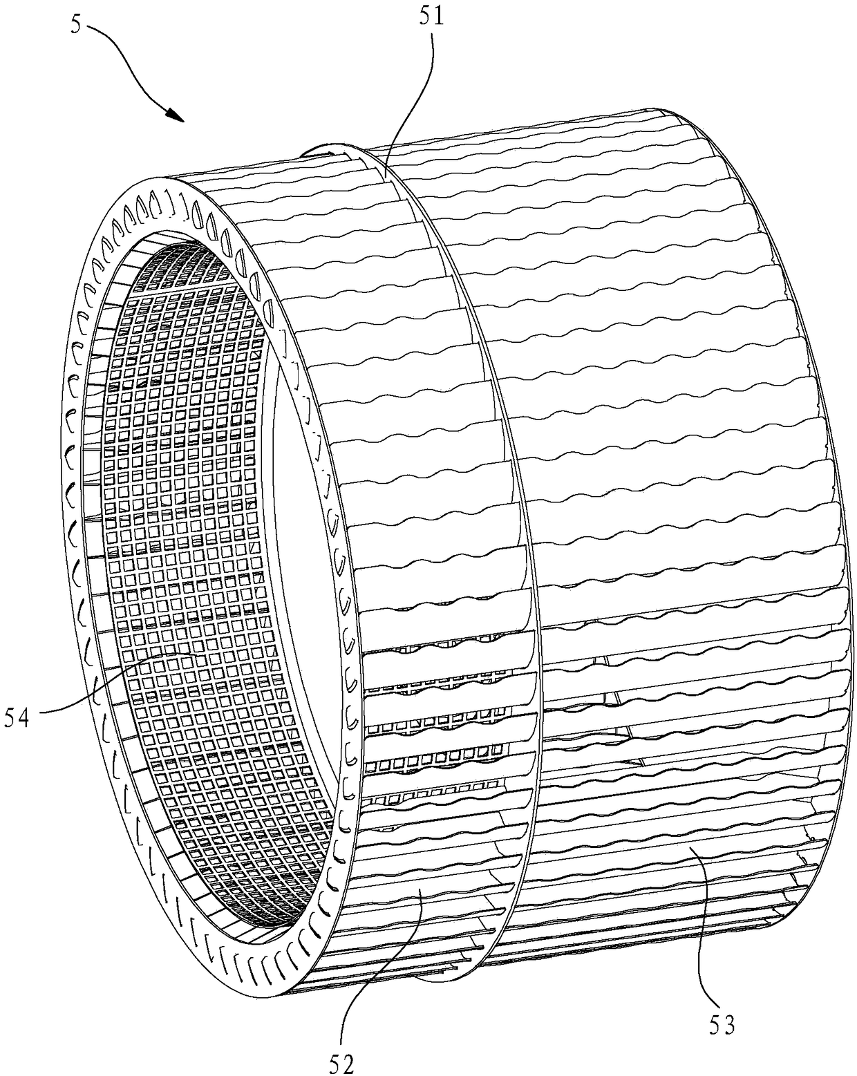 A Range Hood Applied with a Noise Reduction Impeller