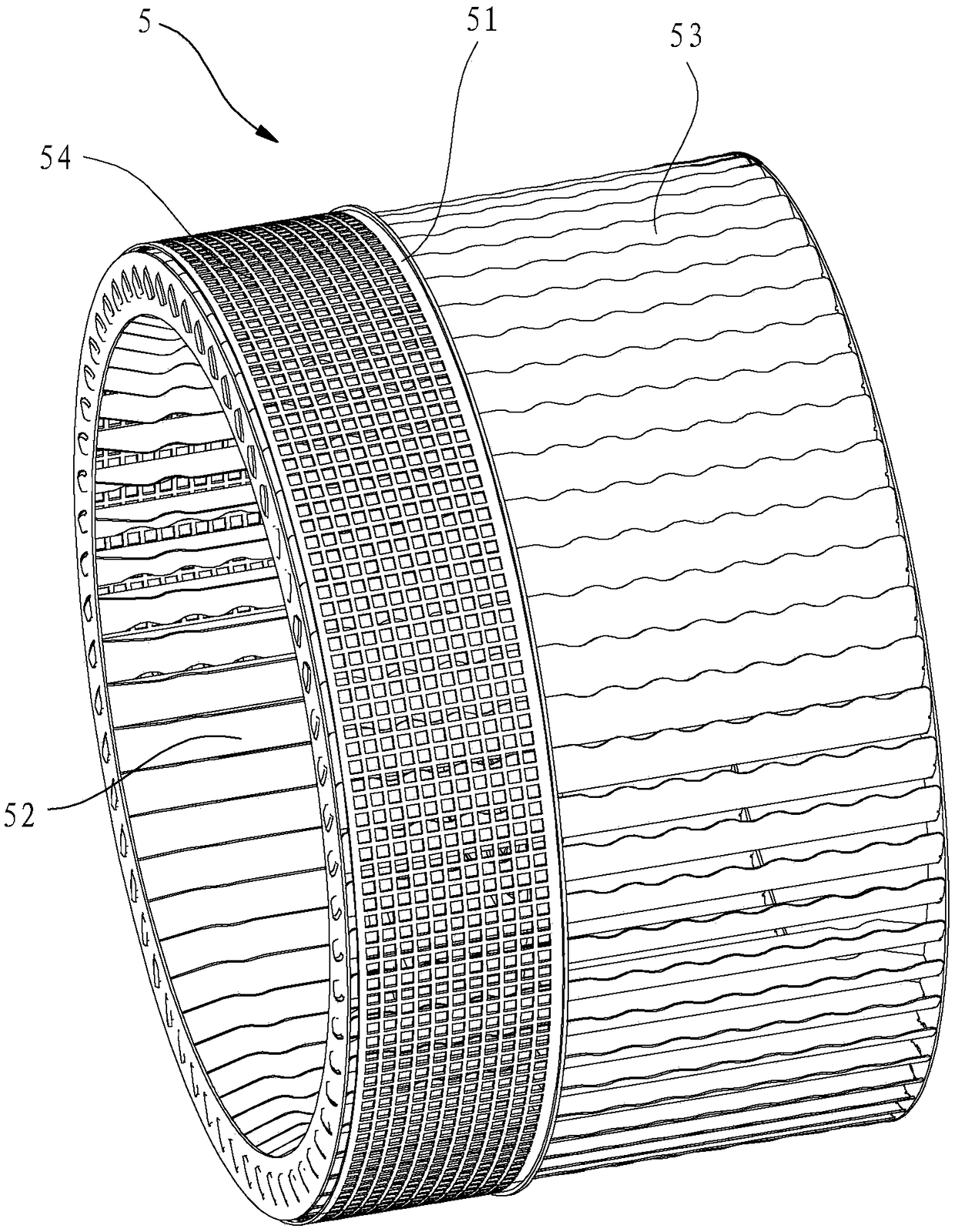 A Range Hood Applied with a Noise Reduction Impeller