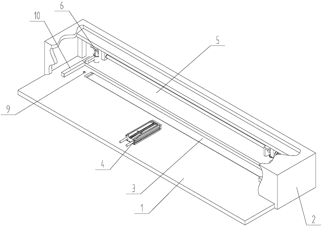 A device for detecting shelf beams by using ring optical fiber group