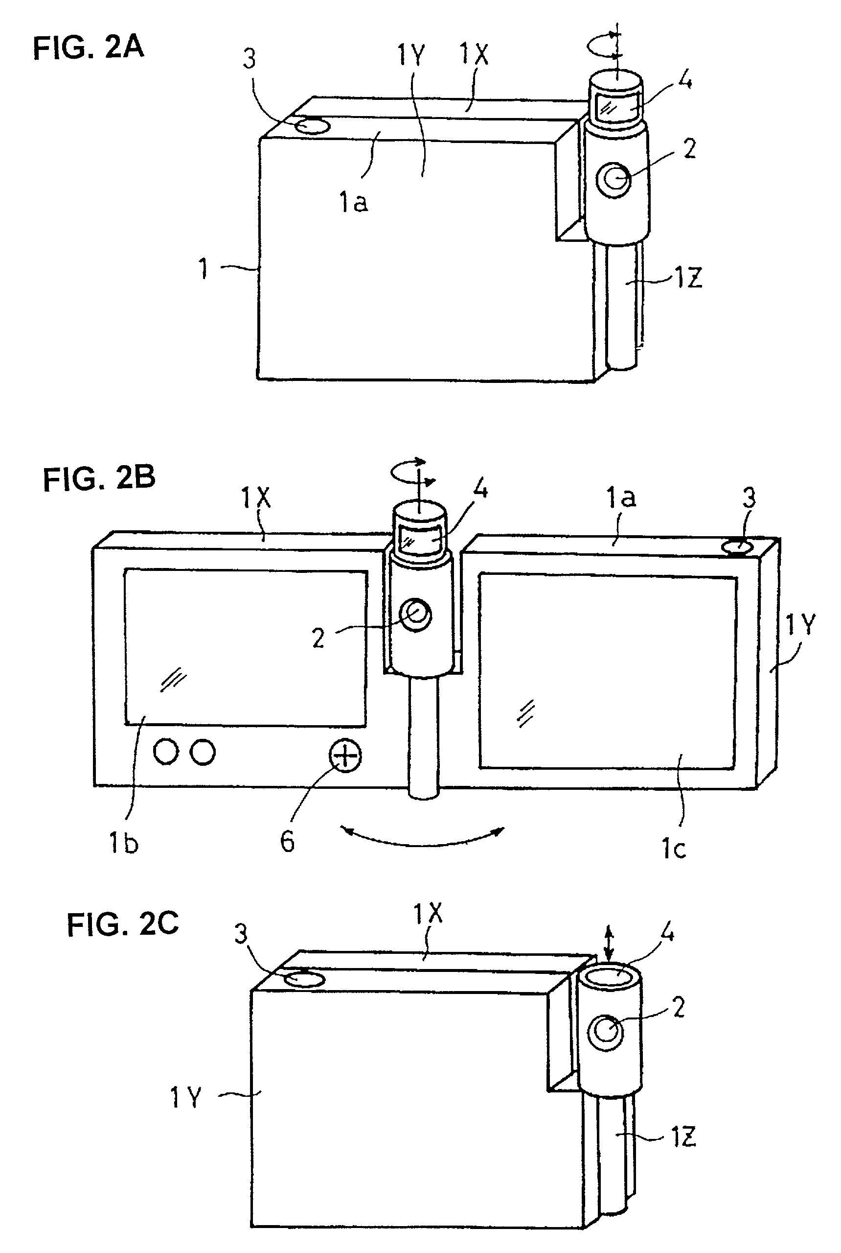 Portable information terminal equipped with camera