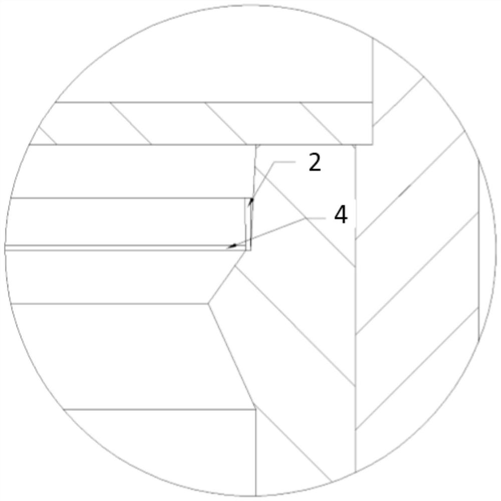 Seed crystal pasting jig, flow guide assembly and method for pasting seed crystal on edge