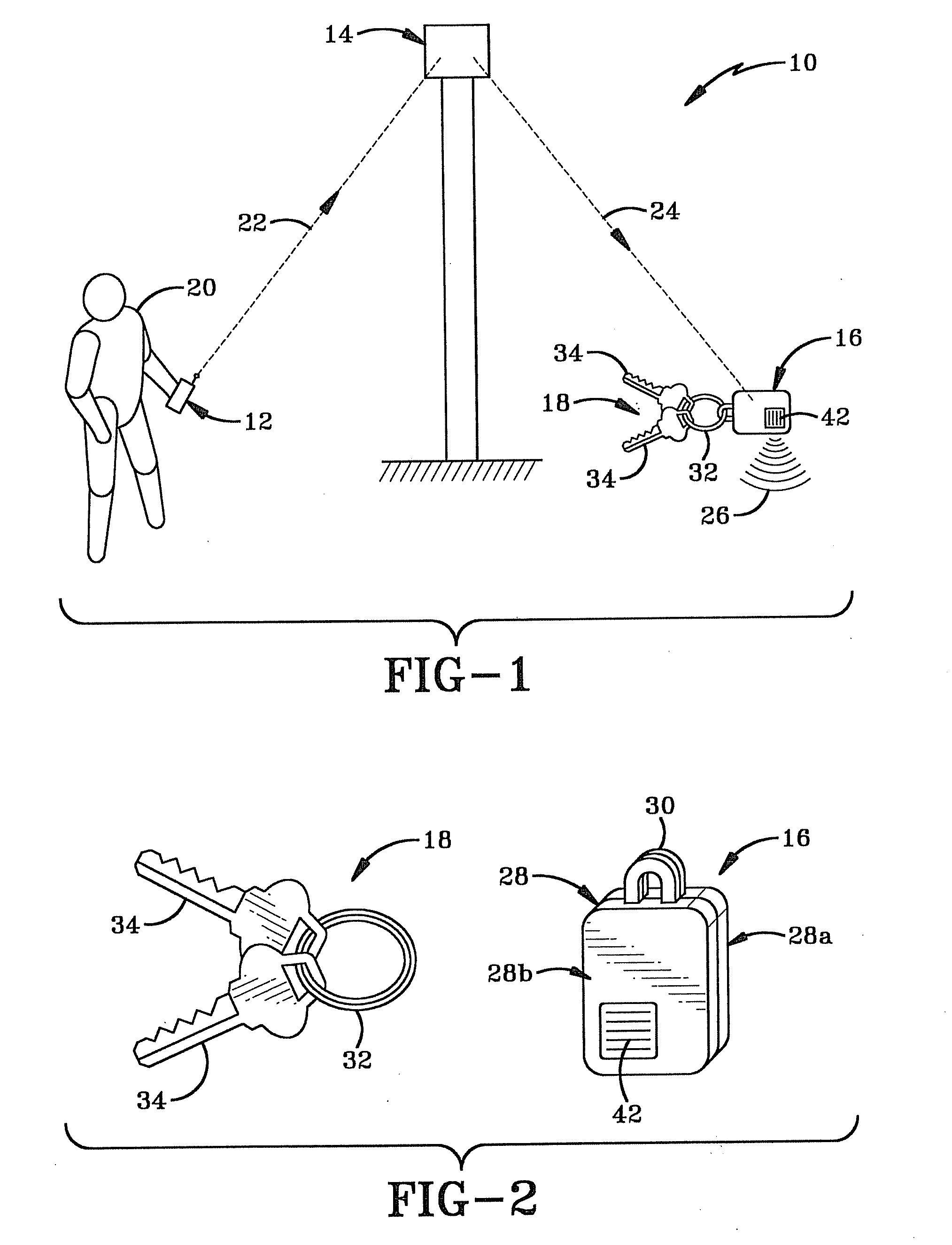 Locator system with audible location indicator