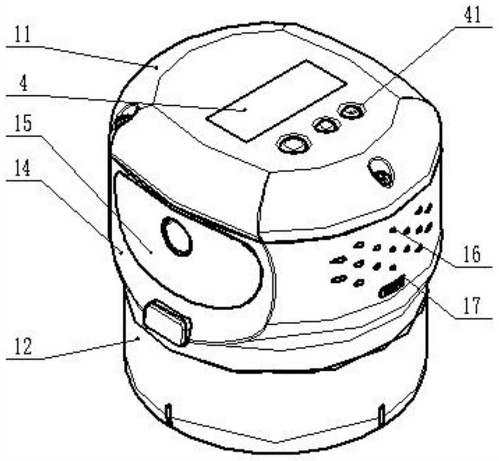 Automatic cupping jar physiotherapy instrument