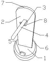 Wear-resistant safety protection fence used for machine and provided with handle