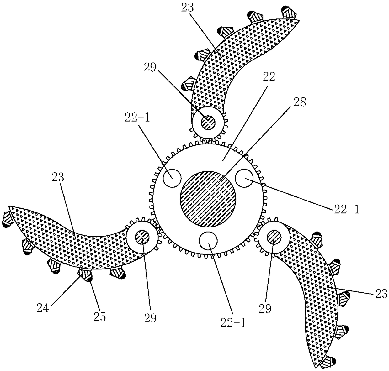 Coal mine gas extraction system and method for increasing concentration of gas extraction by reducing and pore broadening