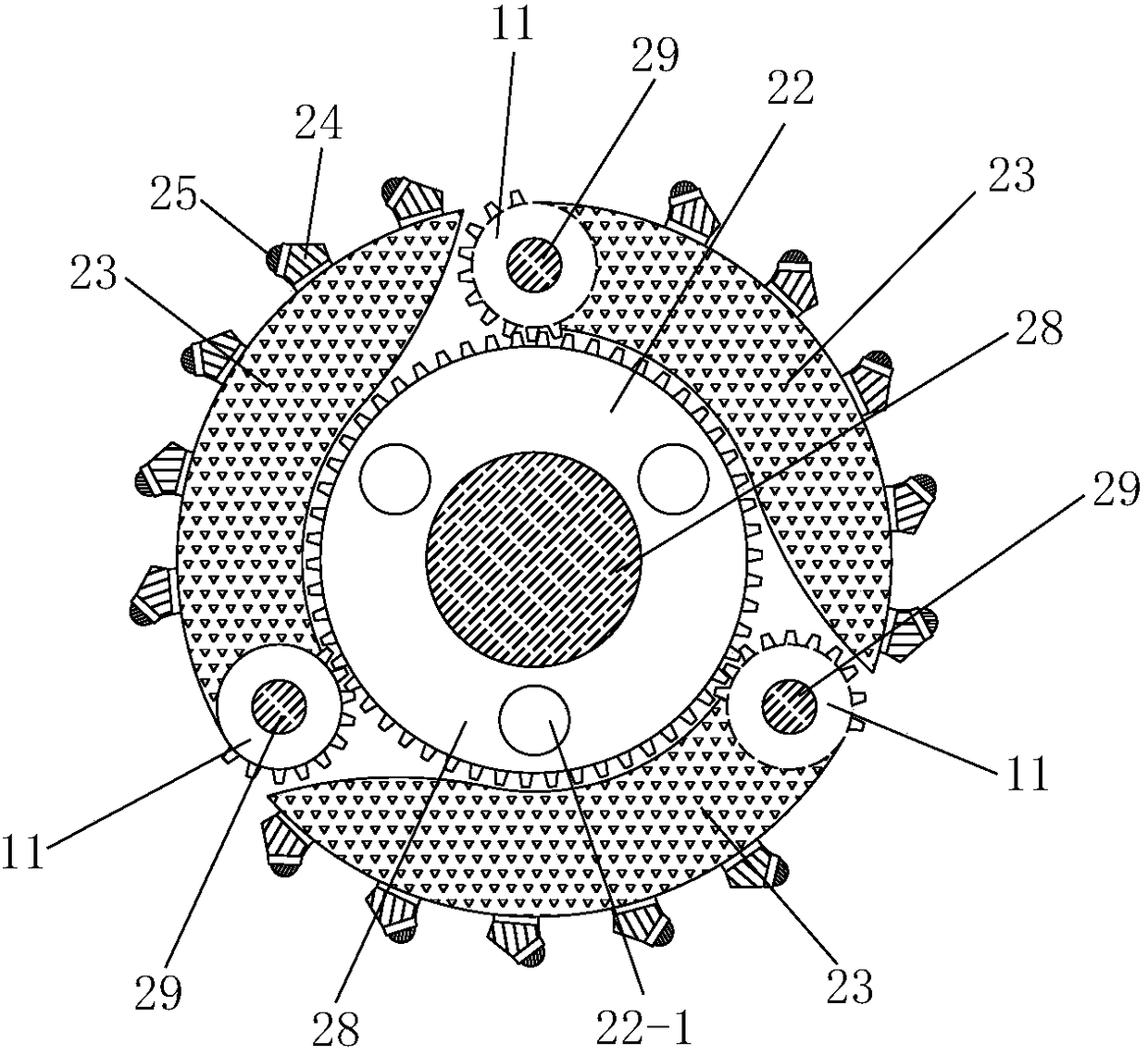 Coal mine gas extraction system and method for increasing concentration of gas extraction by reducing and pore broadening