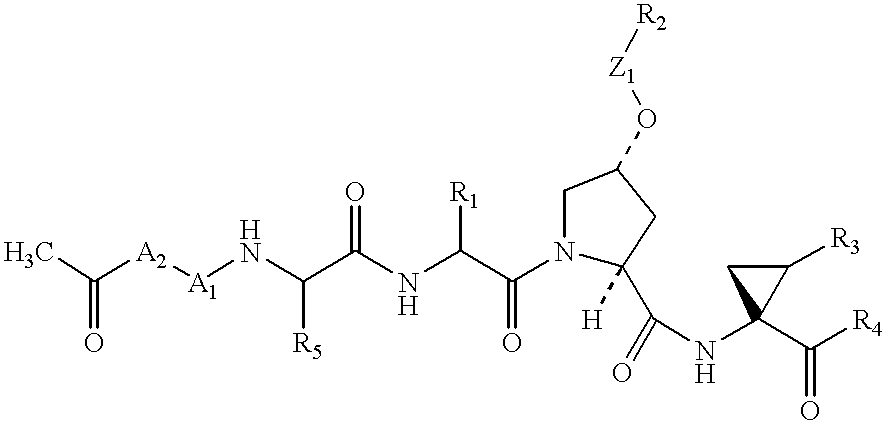 Novel imidazolidinones as NS3-serine protease inhibitors of hepatitis C virus