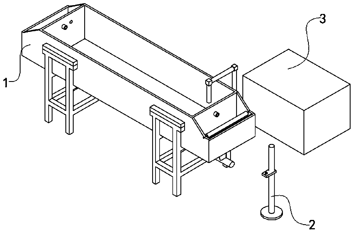 A water cooling device system and its control method for the production of plastic pencils