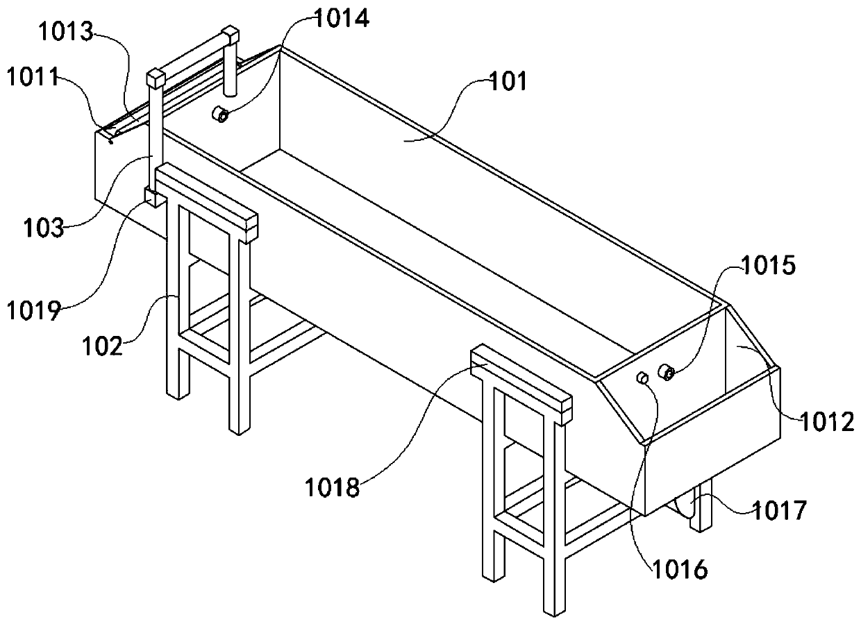 A water cooling device system and its control method for the production of plastic pencils