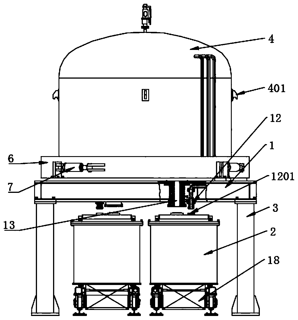 A casting method for large corrosion-resistant aluminum-magnesium alloy components