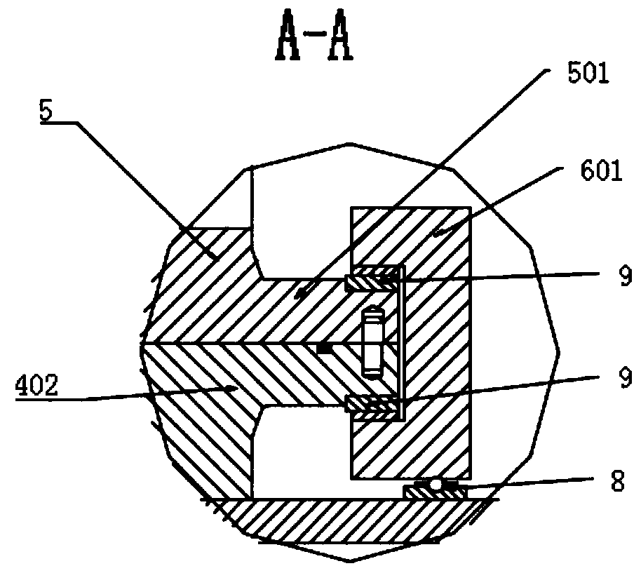 A casting method for large corrosion-resistant aluminum-magnesium alloy components