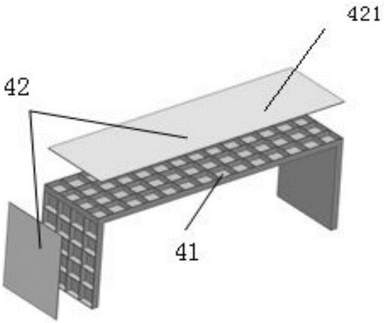 Radiating apparatus for variable high-power device of spacecraft