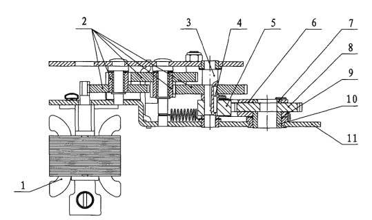 Electric operation mechanism for frame type circuit breaker