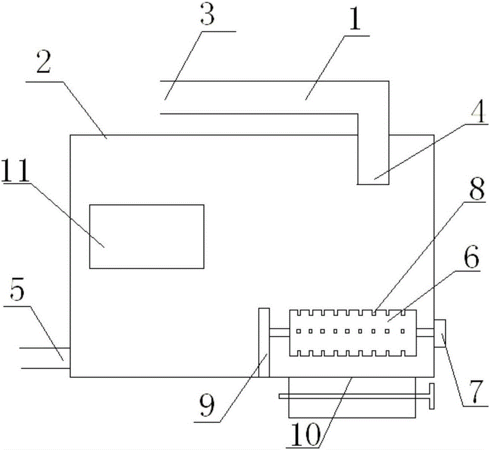 Scrap iron collection equipment in metal machining cooling liquid