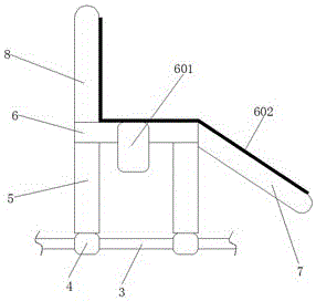 Multiple nursing bed for B-ultrasound examination