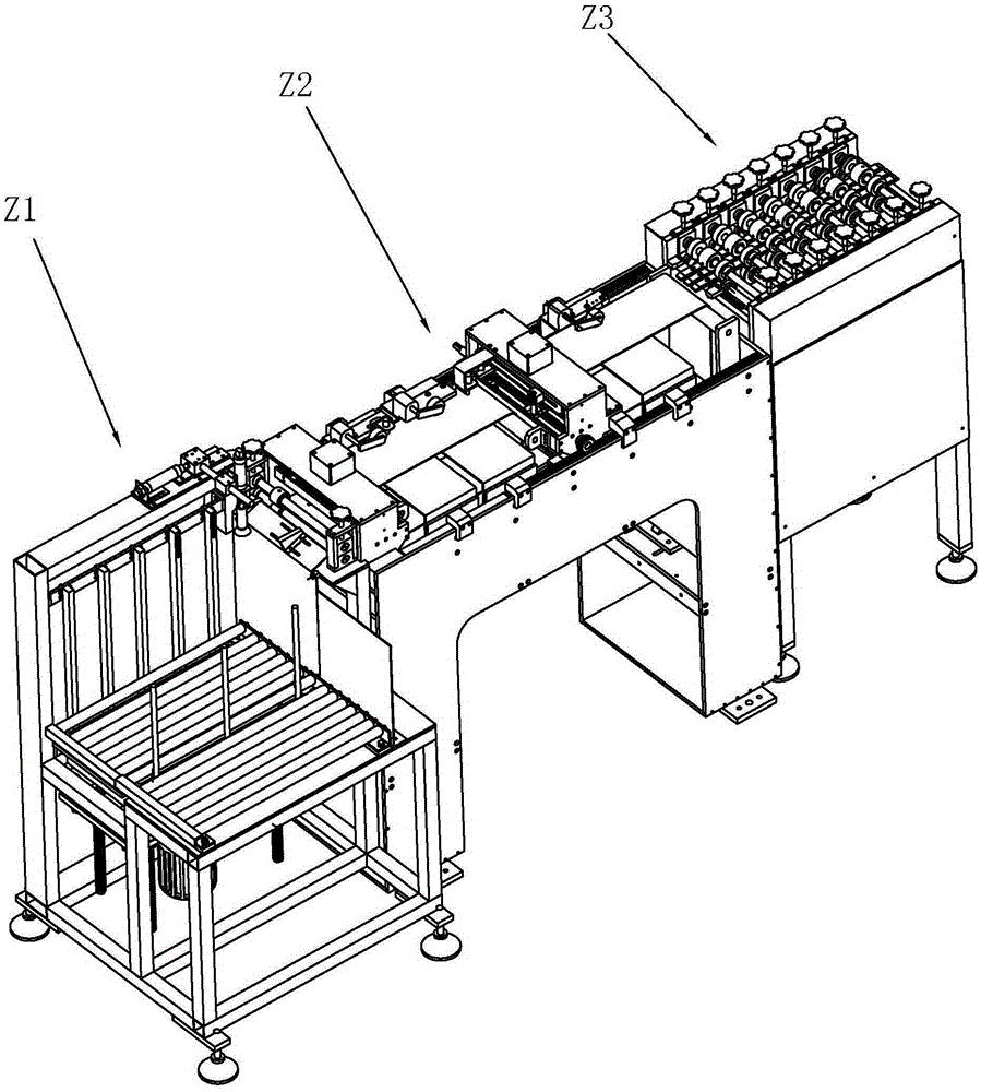 Full-automatic frame buckling molding production line