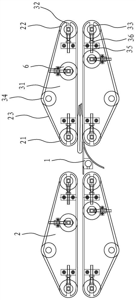 Rotational waste removing mechanism