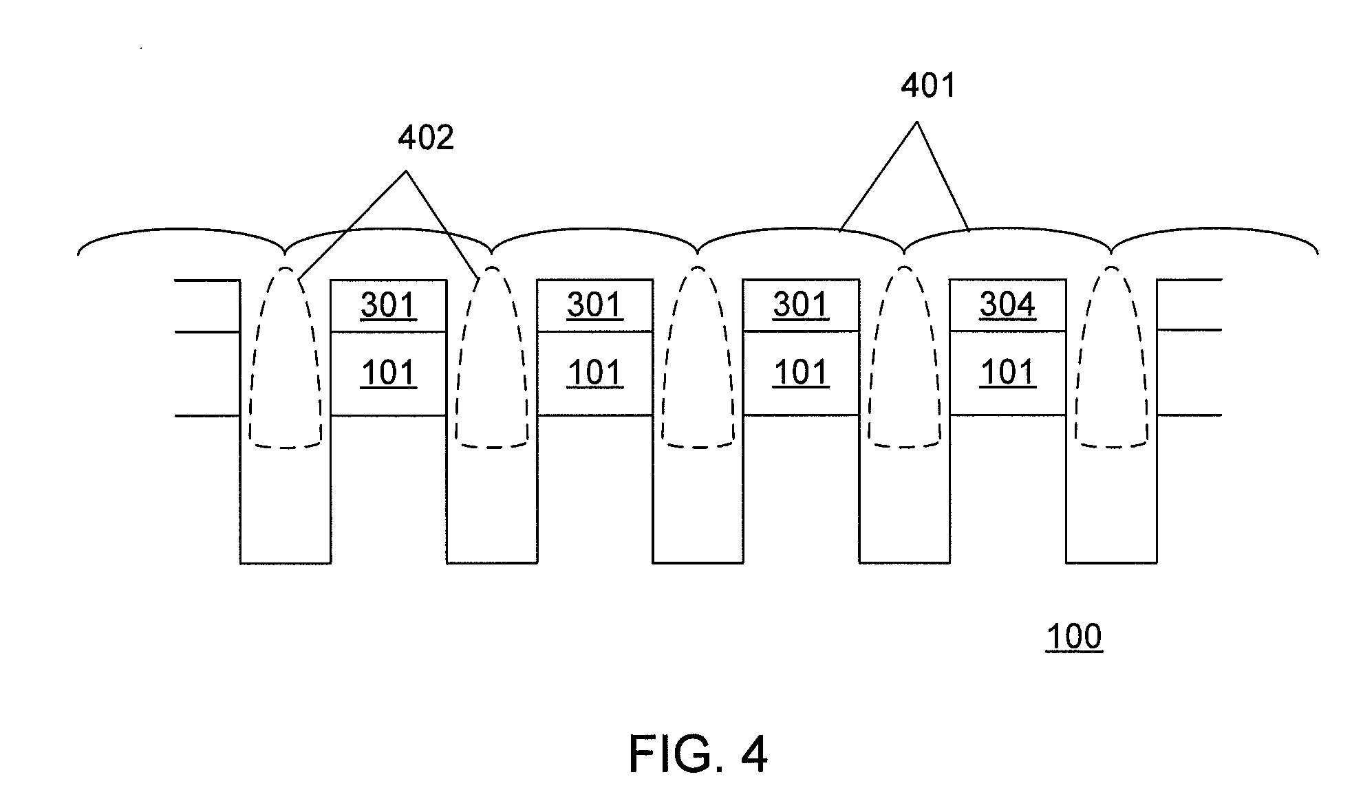 Systems and methods for controlling the effective dielectric constant of materials used in a semiconductor device