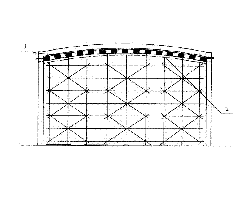 Construction method of soil covering tank