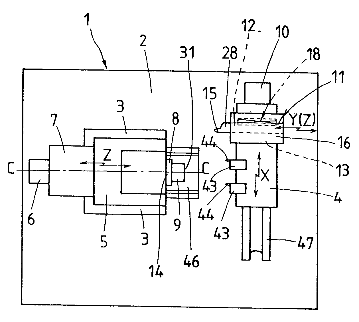 High-speed cutting process for generating desired curved surface on workpiece