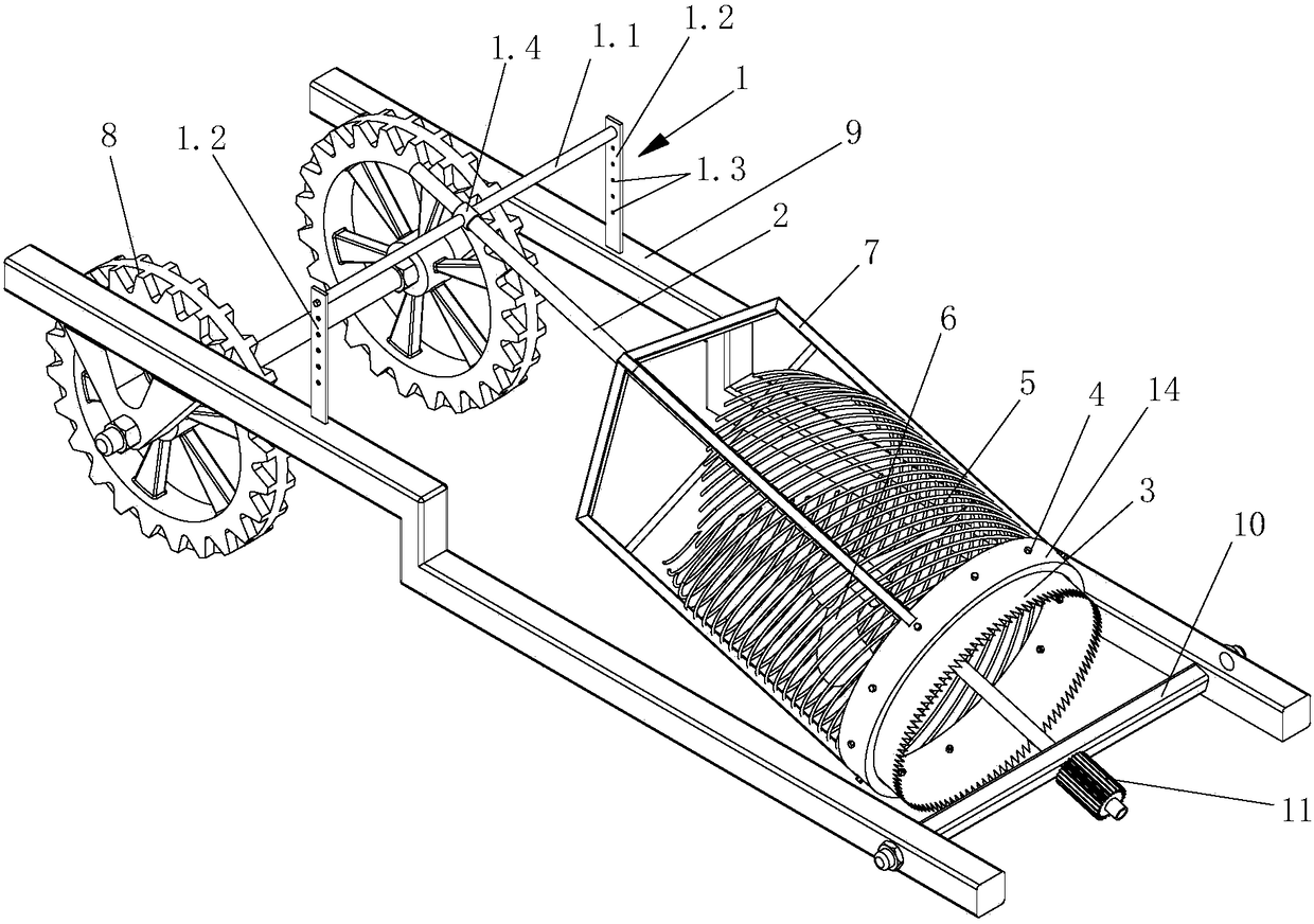 Drum Potato Harvester