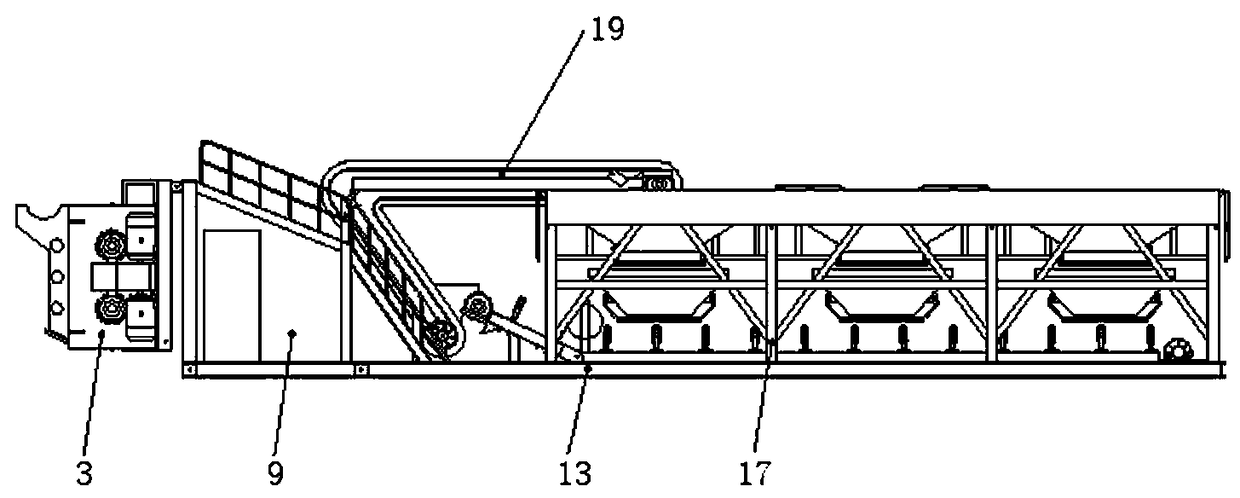 Integrated foldable foundation-free concrete mixing plant