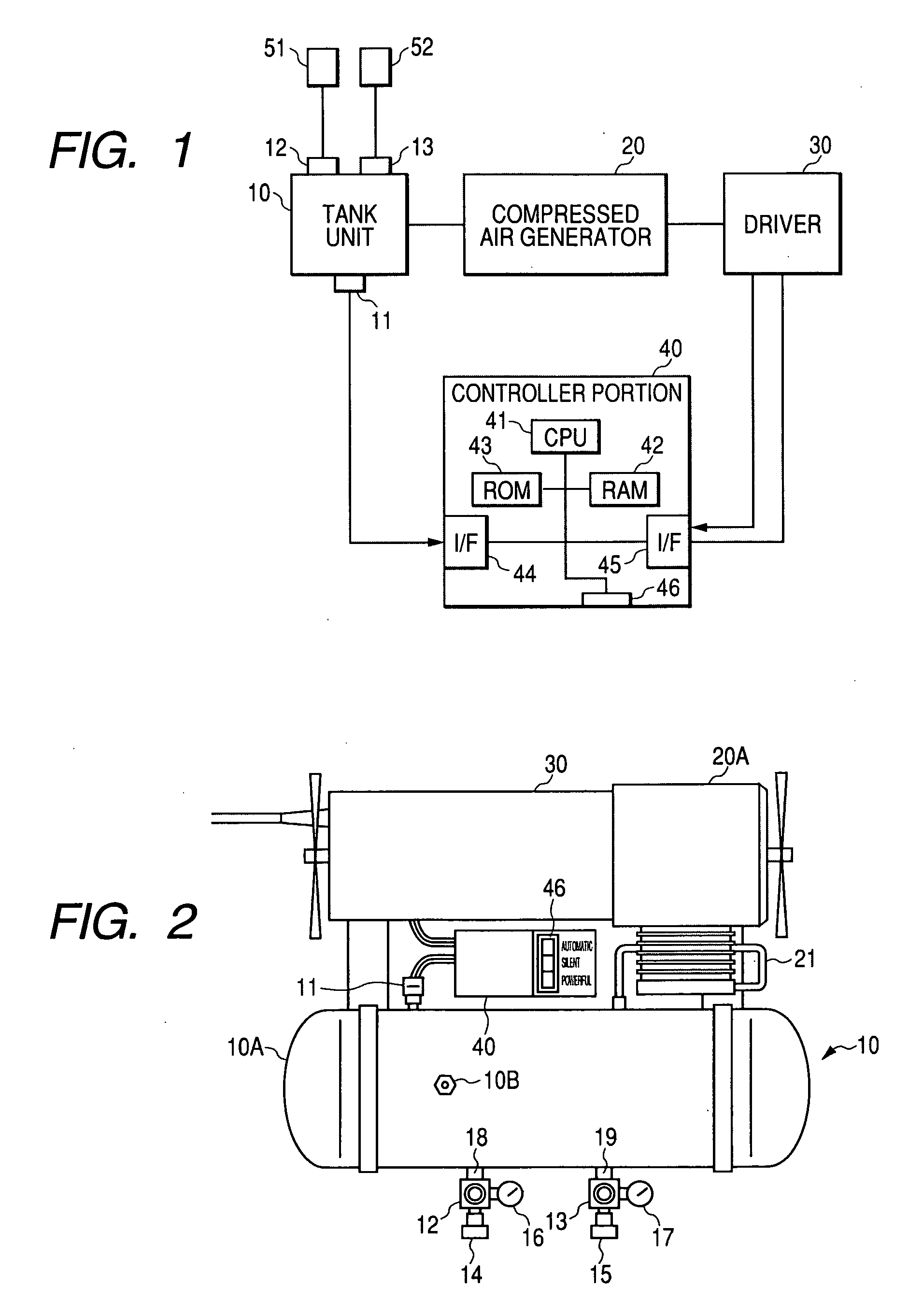 Air compressor and control method therefor