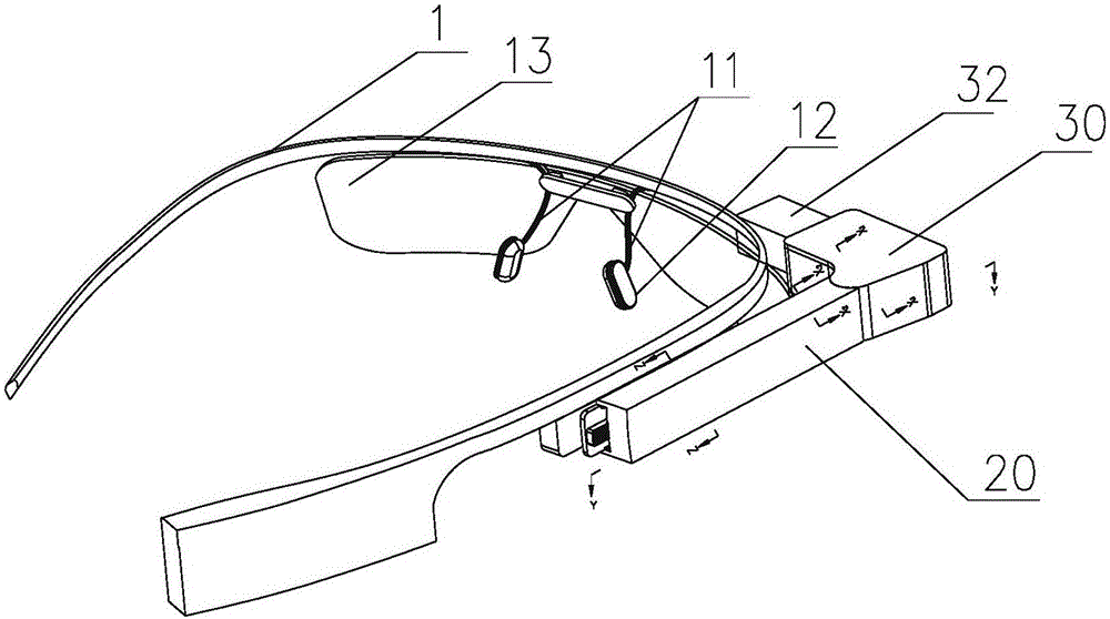 Intelligent glasses based on augmented reality and screen adjustment device