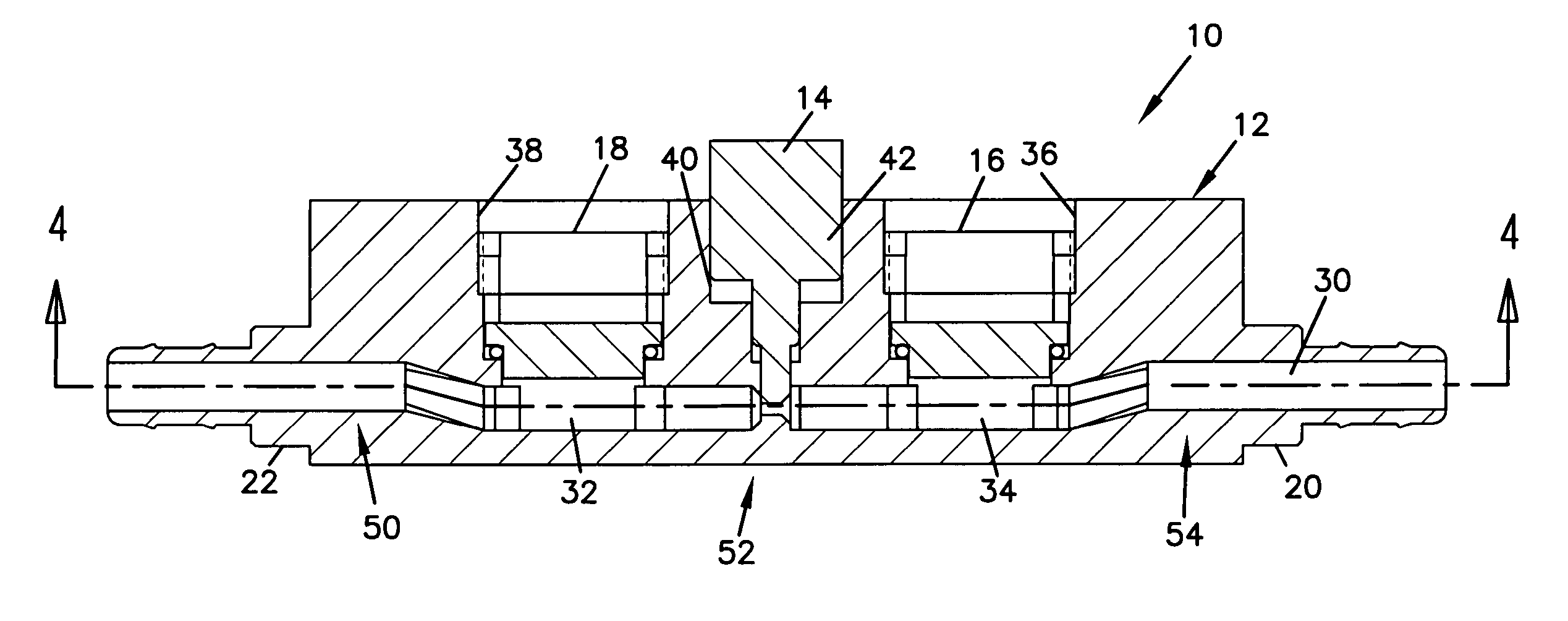 Apparatus for controlling and metering fluid flow