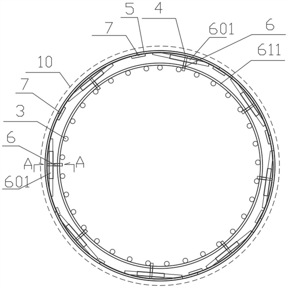 Pile foundation pouring device and construction method thereof