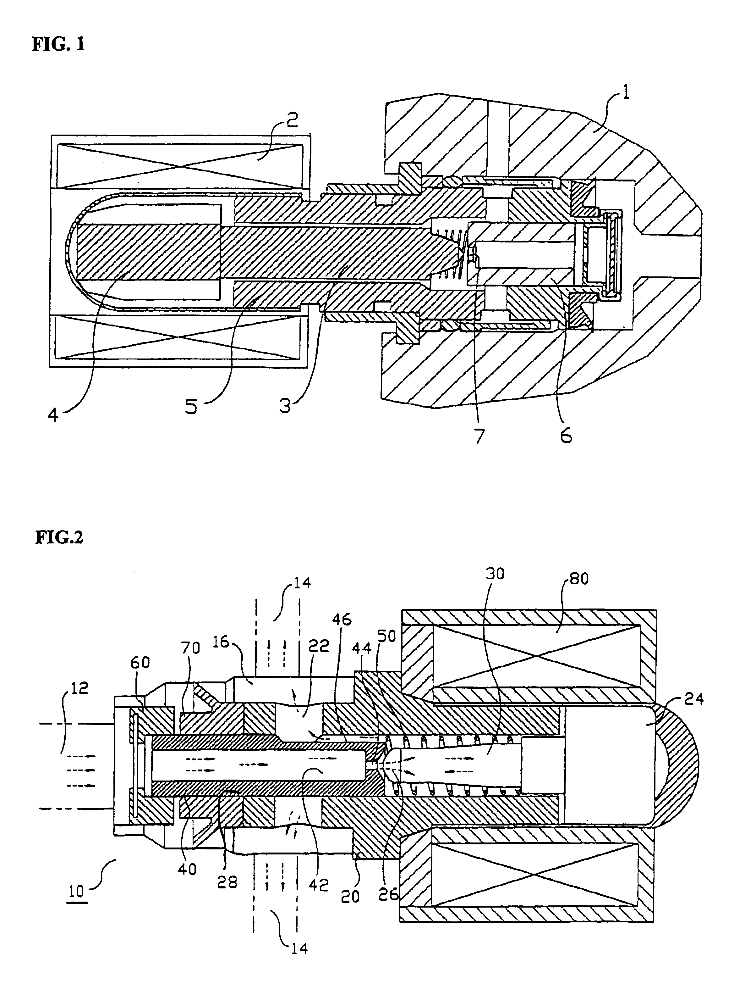 Anti-lock brake equipment solenoid valve