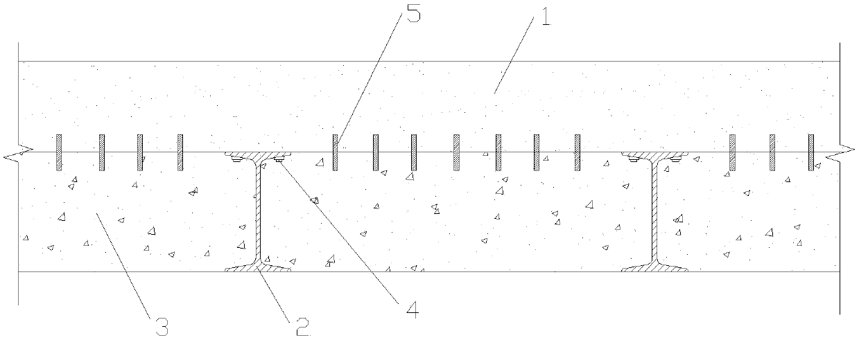 Existing line tunnel lining structure of railway and construction method thereof