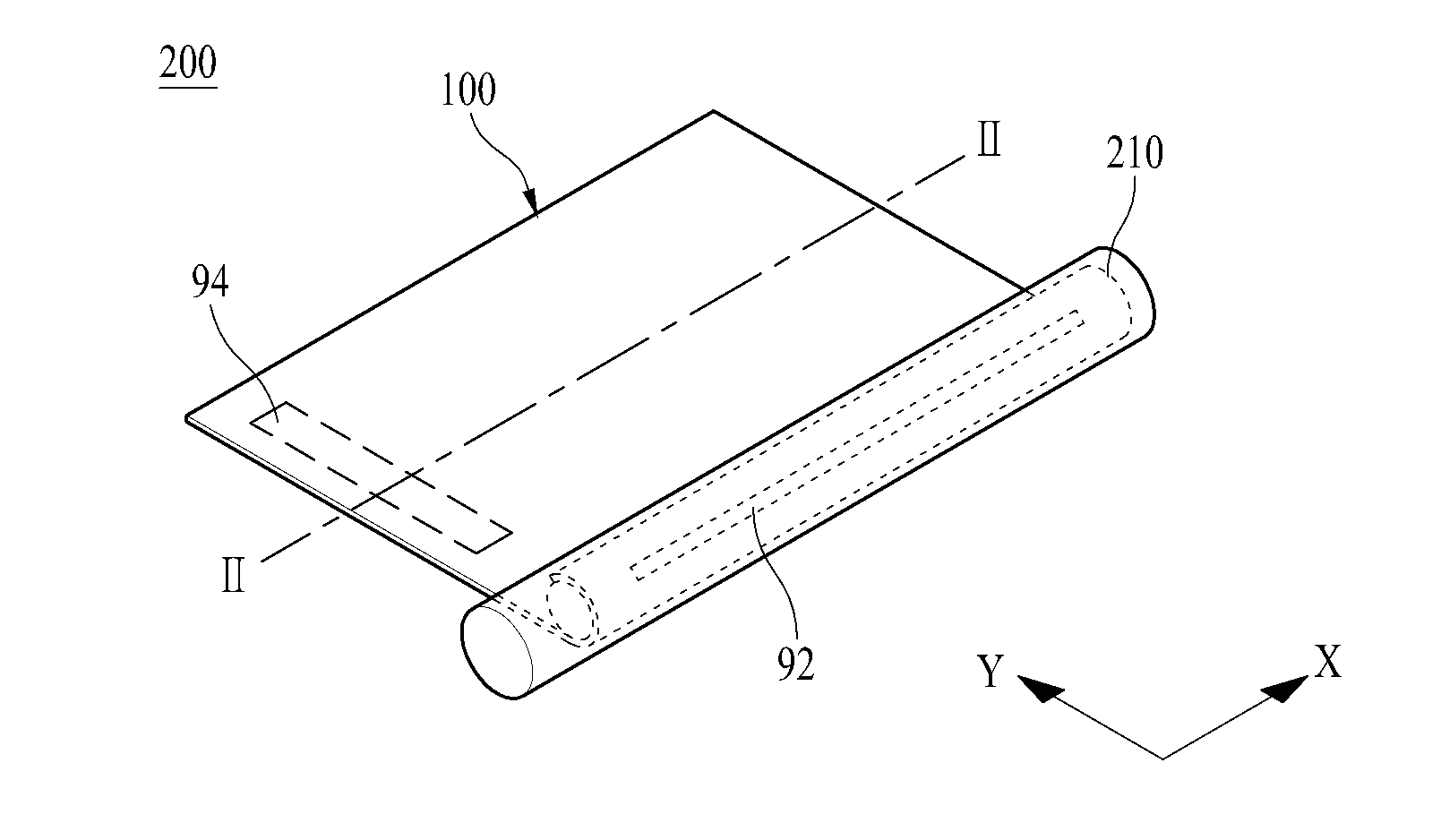 Rollable organic light emitting display system