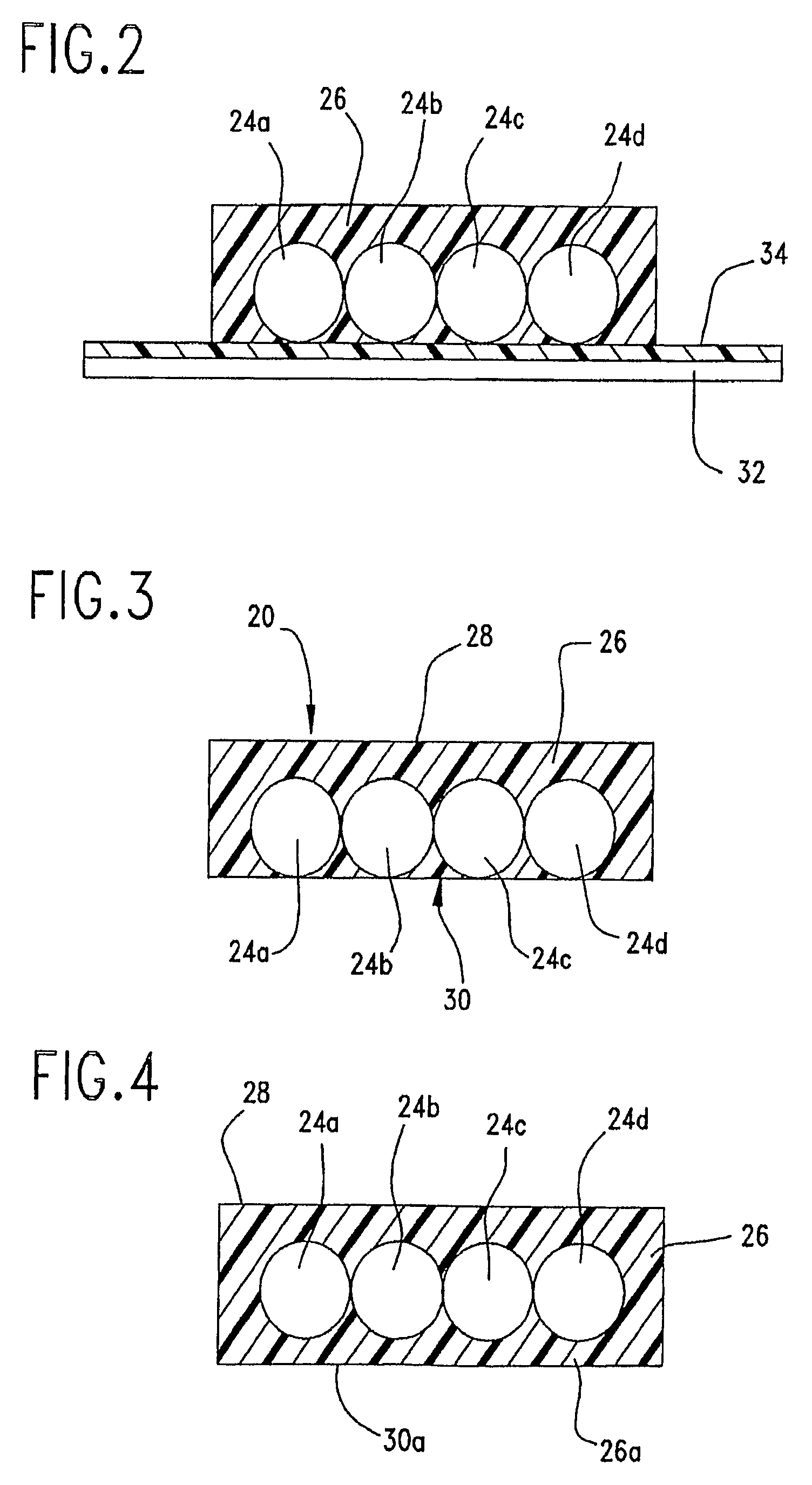 Optical ribbon and method of forming same