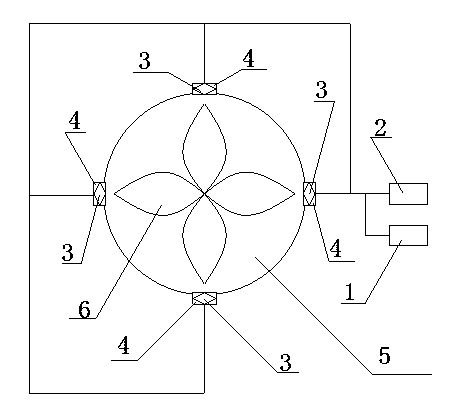 System for monitoring vibration status during water turbine blade rotation