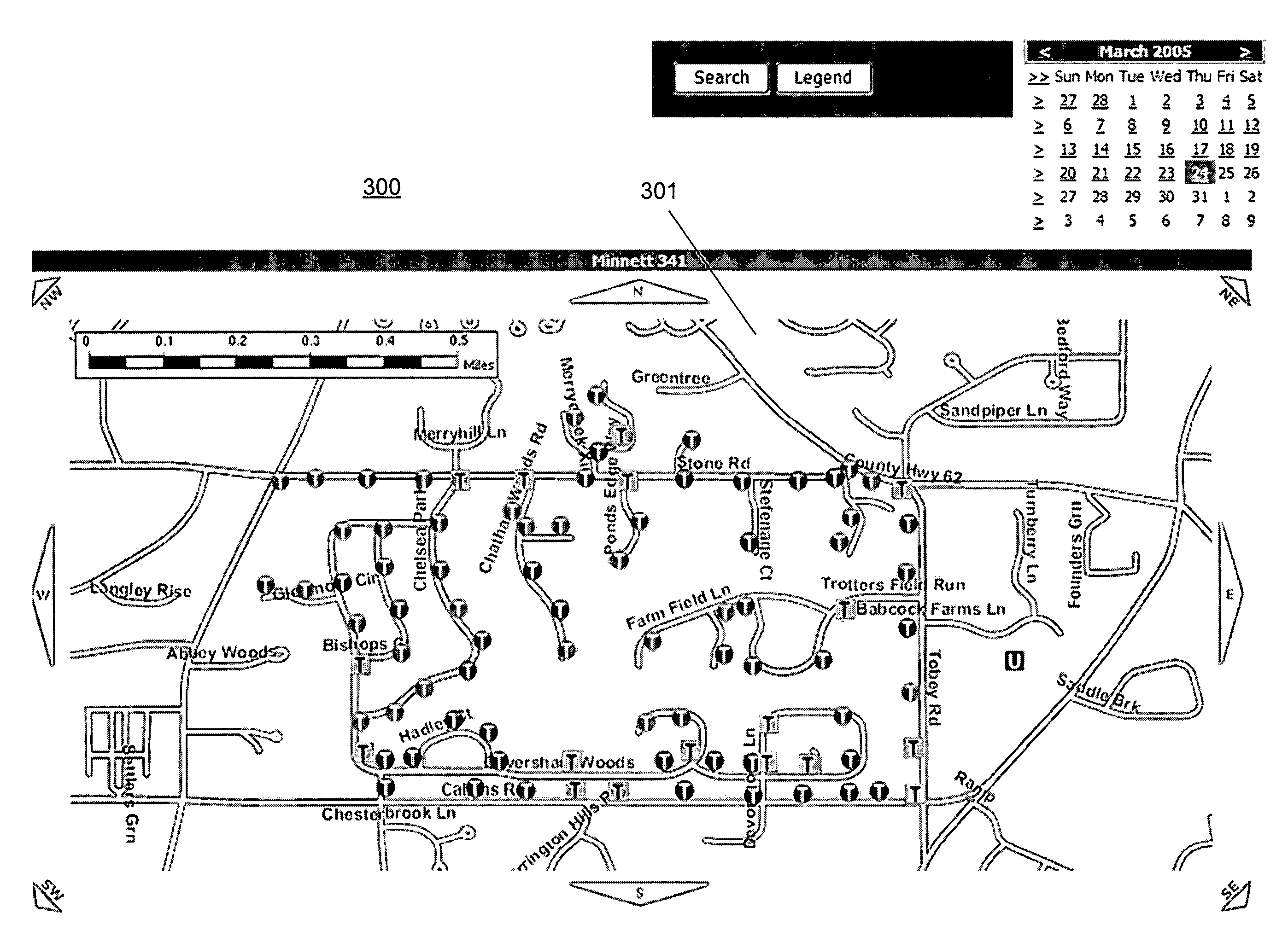 Power distribution network performance data presentation system and method