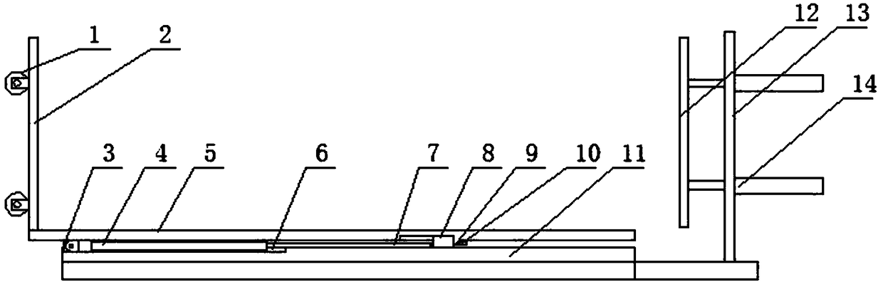 Transverse caulking and stacking device for paperboards