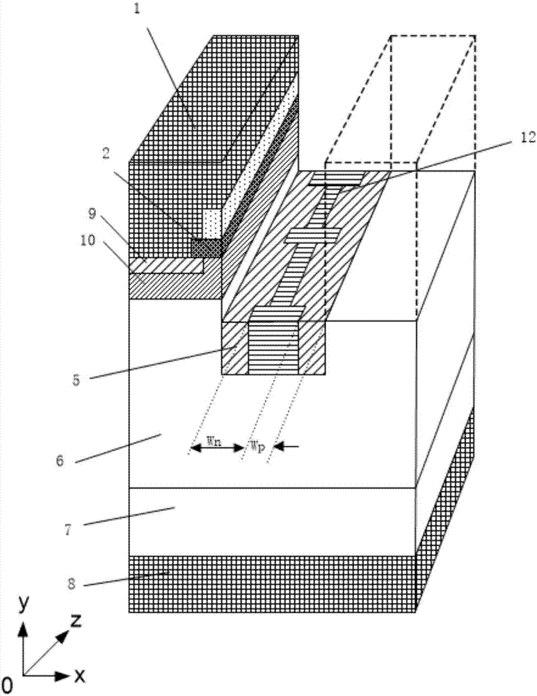 Trench gate metal oxide field effect transistor and manufacturing method thereof