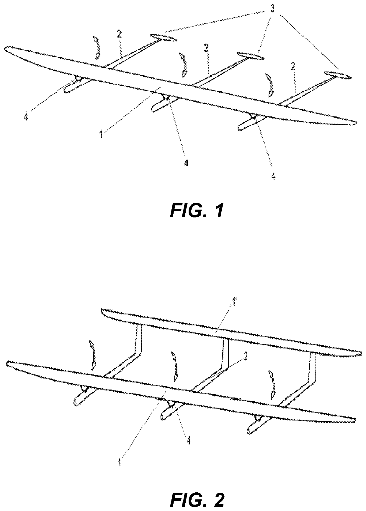 Method for controlling an aircraft, and an aircraft (variants)