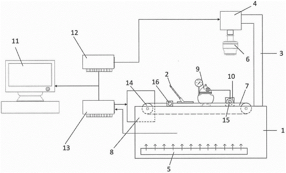 Blister tablet packaging defect visual-detection device and method